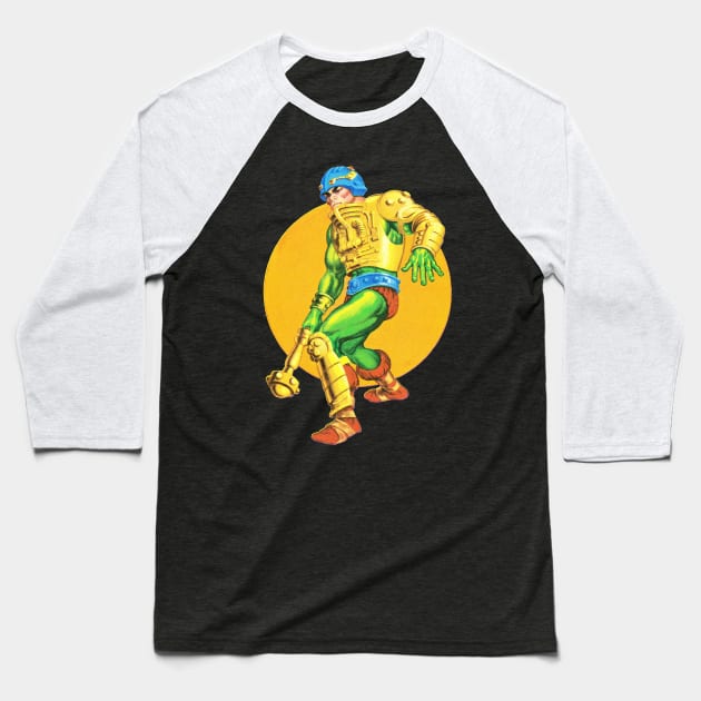 Hombre at Arms Baseball T-Shirt by bigbot